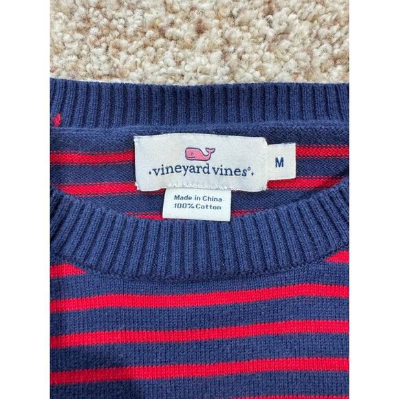 Vineyard Vines crew neck Cotton Sweater, Size Medium - Picture 3 of 6